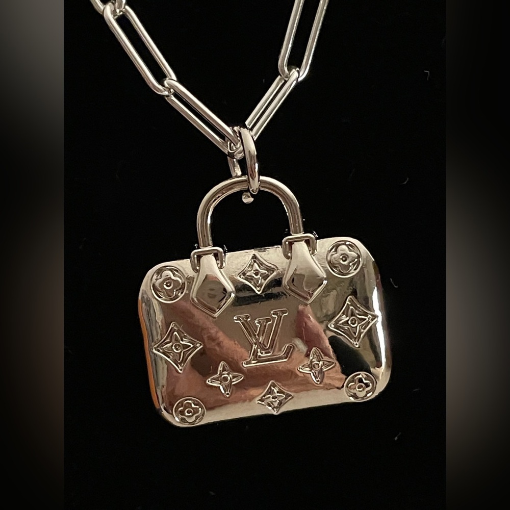 AUTHENTIC Louis Vuitton Silver Bag Charm strong on Sterling silver - Picture 6 of 10